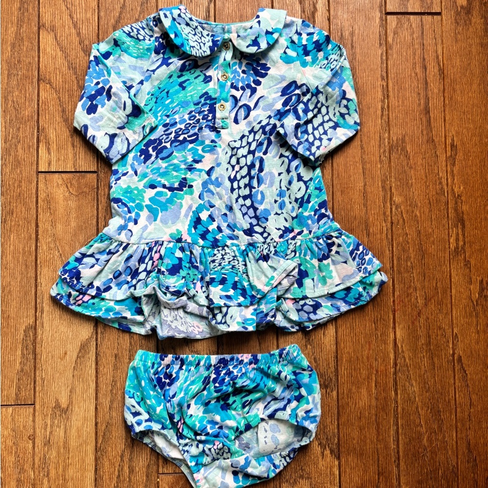 Lilly Pulitzer Baby dress and bloomer set size 18-24 months NWOT